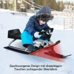 Vaikiškos rogutės su vairu ir stabdžiais (Pilka)