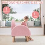 Vaikiška kėdutė su vaivorykštės raštu (Rožinė)