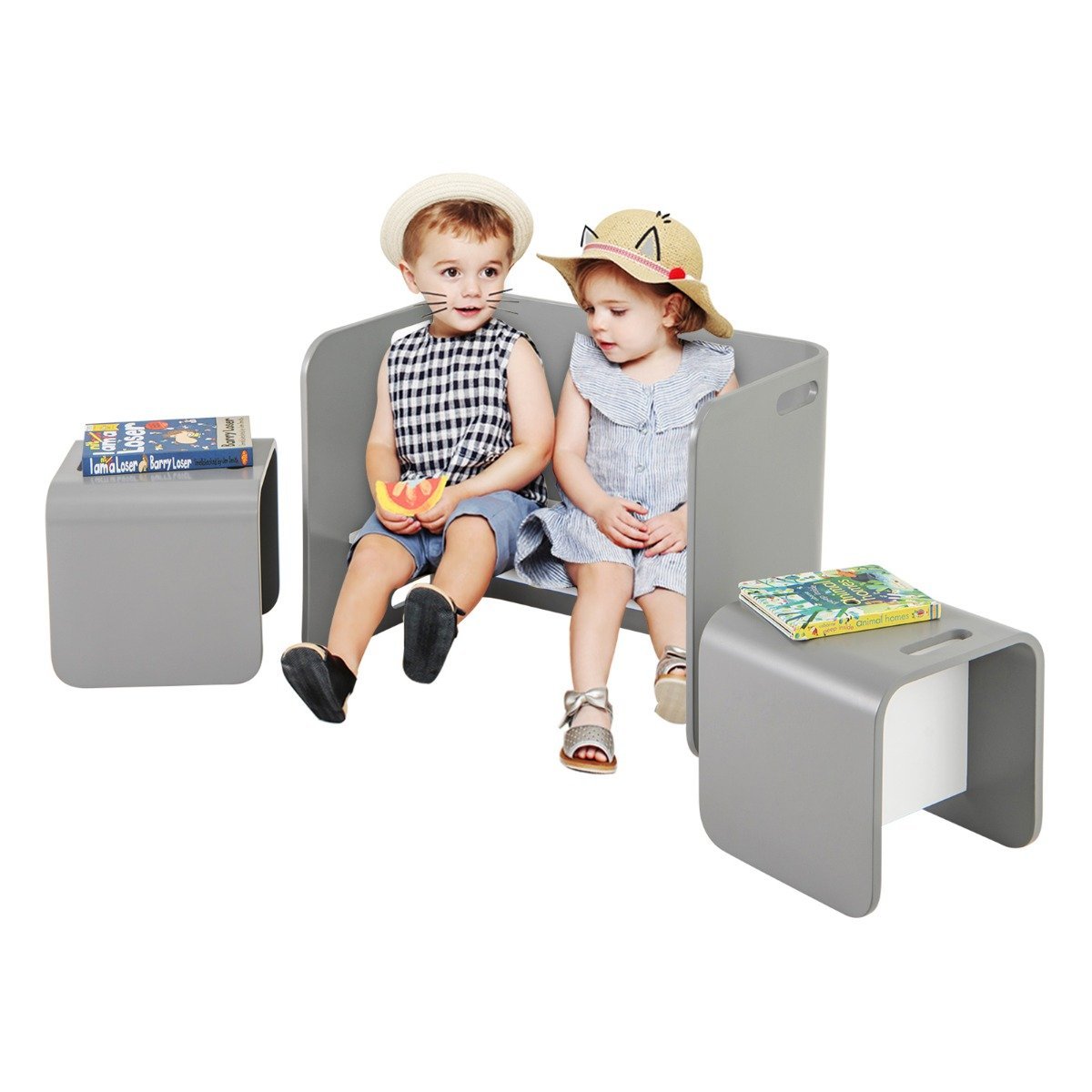 kindersitzgrupppe-kinderm_bel-13961_9__1 Medinis vaikų stalo ir kėdžių komplektas (Pilka)