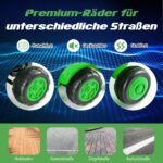 Elektrinis traktorius su priekaba ir nuotolinio valdymo pultu (Žalia)