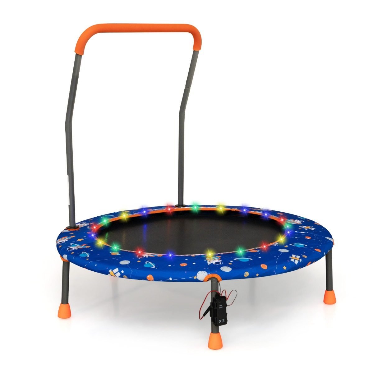 kindertrampolin-trampolin-tw10088bl_17__1 Vaikiškas mini batutas su LED apšvietimu ir nuimamu rankėna (Mėlyna)