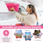 Vaikiškas kelioninis riedlentės ir lagamino derinys su LED ratukais (Rožinė)