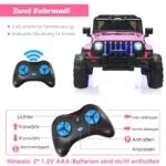 Elektrinis paspirtukas vaikams su MP3 ir vairalazde (Rožinė)