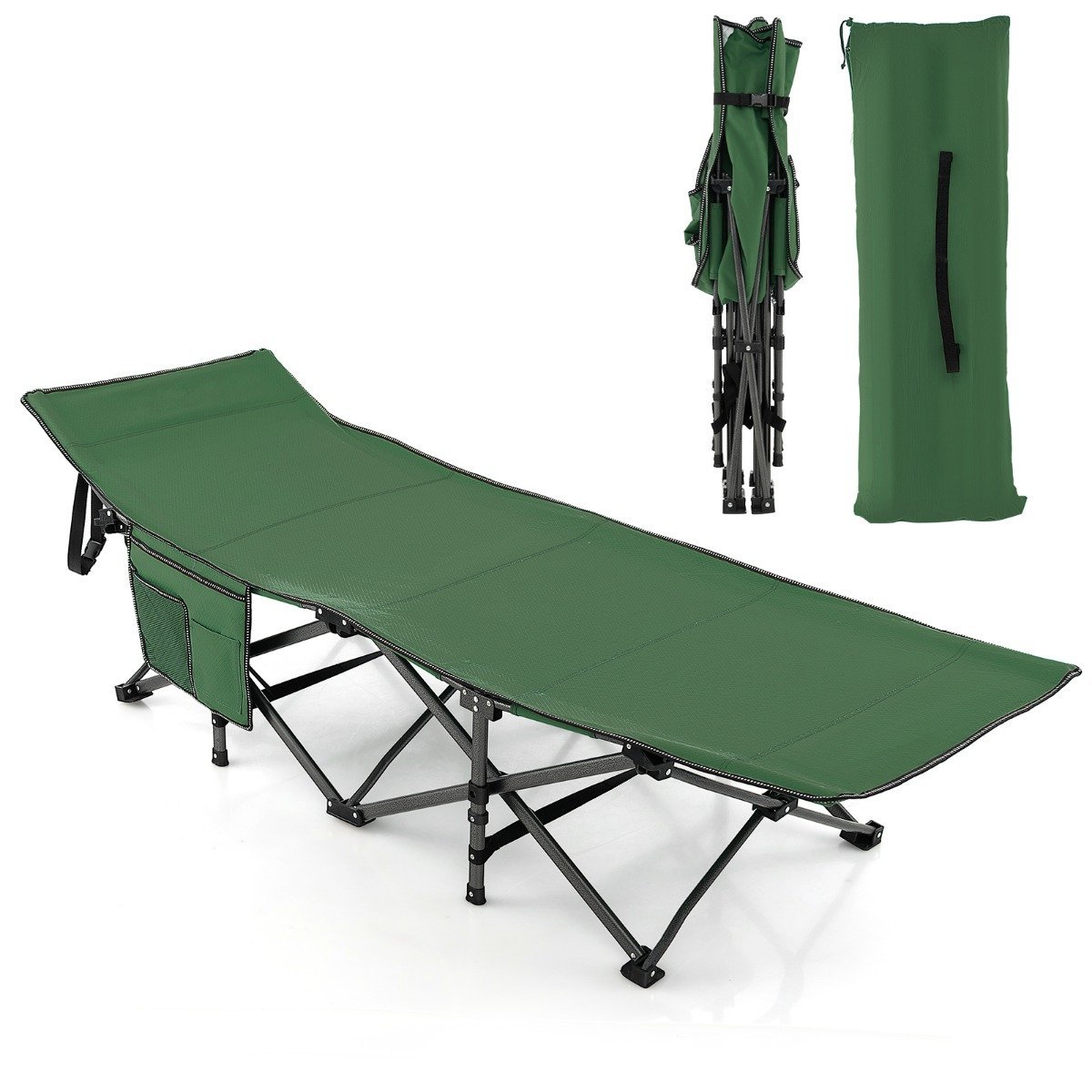 klappbare-campingliege-schlafliege-np10890gn_1_ Sulankstoma kempingo lova su galvos atrama 190 x 70 cm (Žalia)