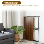 Sulankstomas kompiuterio ir darbo stalas 100 x 50 x 75 cm (Ruda)