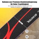 Reguliuojamo aukščio paspirtukas mirksinčiais ratais (Violetinė)