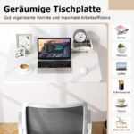 Sieninis sulankstomas virtuvinis stalas (Balta)