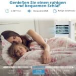 Nešiojamas oro kondicionierius 9000 BTU vėsinantis ir drėgmę šalinantis (Balta)