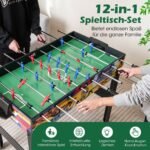 Daugiafunkcis žaidimų stalas: futbolas ledo ritulys biliardas (Spalvotas)