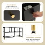 Talpinimo spintelė su penkiais stalčiais (Juoda)