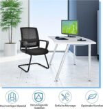 Ergonomiška biuro kėdė iki 136 kg svoriui (Juoda)