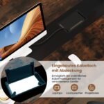 Konferencinis stalas 180x90 cm 8-10 žmonėms (Ruda)