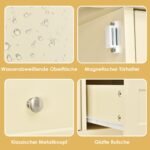 Dviaukštė stalinė spintelė su stalčiais (Balta)