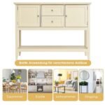 Dviaukštė stalinė spintelė su stalčiais (Balta)