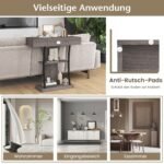 Stalas su stalčiais ir lentynomis (Pilka)