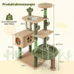 Namelių ant stogo su platformomis ir kaktuso motyvu (Žalia)