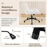 Ergonomiška darbo kėdė be porankių 160 kg su reguliuojamu aukščiu (Smėlio)