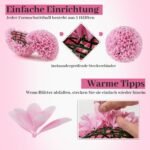 Dirbtinė buksmedžio rutulinė dekoracija 28 cm rožinė (Rožinė)