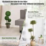 Dirbtinis medis su 3 rutuliais 75 cm (Žalia)