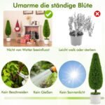 Dirbtinė kiparisų puošmena su vazonu 90 cm (Žalia)