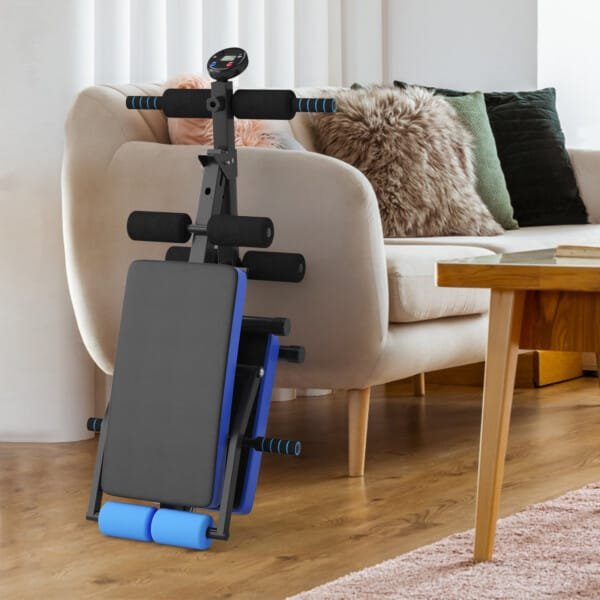 Reguliuojamas treniruočių suoliukas (Mėlyna)