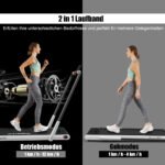 Elektrinis bėgimo takelis su nuotolinio valdymo pulteliu ir „Bluetooth“ (Sidabrinė)