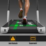 Elektrinis bėgimo takelis su nuotolinio valdymo pulteliu ir „Bluetooth“ (Sidabrinė)