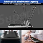 Elektrinis bėgimo takelis su nuotolinio valdymo pulteliu ir „Bluetooth“ (Sidabrinė)