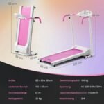 Sulankstomas bėgimo takelis su 12 programų ir 2 AG varikliu (Balta)