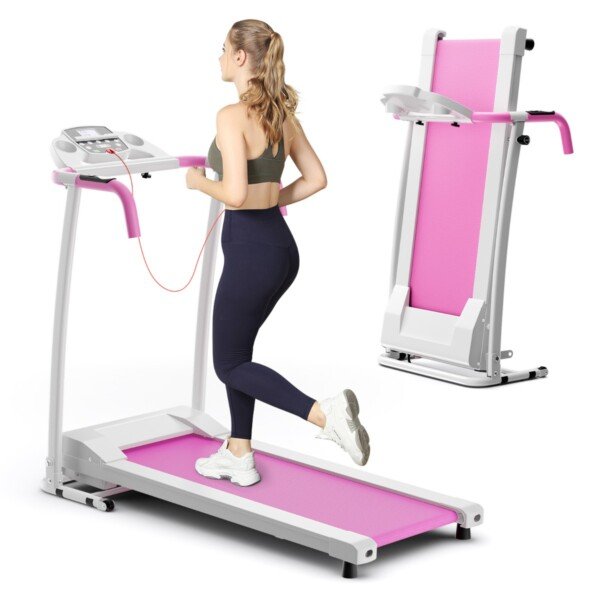 Sulankstomas bėgimo takelis su 12 programų ir 2 AG varikliu (Balta)