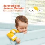 Vaikų žaidimų aptvaras su penkiasdešimt kamuoliukų (Mėlyna)