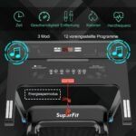 Sulankstomas elektrinis bėgimo takelis su Bluetooth ir LED ekranu (Tamsiai mėlyna)