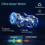 Sulankstomas elektrinis bėgimo takelis su Bluetooth ir LED ekranu (Tamsiai mėlyna)