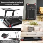 Sulankstomas bėgimo takelis su programėle ir Bluetooth garsiakalbiais (Raudona)