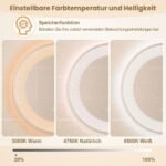 LED kosmetinis veidrodis su lietimui jautriu jungikliu ir apsauga nuo rasojimo (Sidabrinė)