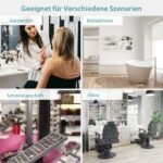 LED vonios veidrodis 80 x 60 cm su reguliuojamu ryškumu ir spalvos temperatūra (Sidabrinė)