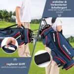 Lengvas golfo lazdų krepšys su 14 skyrių (Tamsiai mėlyna)