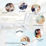 Reguliuojama lauko kėdė su didele daiktadėže (Balta)