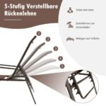 Reguliuojama sodo gultų pora 150 kg apkrova (Ruda)