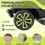 Vaikiškas automobilis 3in1 su stumdoma rankena (Žalia)