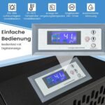 Galingas oro sausintuvas 118 L/parą našumas 24 val. laikmatis (Juoda)