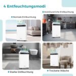 Oro drėkintuvas su 4 režimais ir 35 m² veikimo zona (Balta)