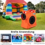 Galingas 2300W pramoninis oro pūtiklis su 2 AG varikliu (Oranžinė)