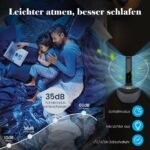 Oro valytuvas su trijų pakopų filtravimo sistema (Pilka ir balta)