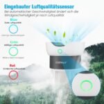 Oro valytuvas su trijų pakopų filtravimo sistema (Pilka ir balta)