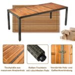 Valgomojo komplektas su stalu ir aštuoniomis kėdėmis (Pilka)