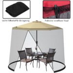 Tinklas nuo vabzdžių skėčiui 270–300 cm (Juoda)