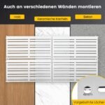 Magnetinis įrankių laikiklis su 4 plokštelėmis (Sidabrinė)