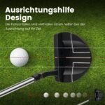 Golf Putteris 89 cm Mallet stiliaus (Juoda)
