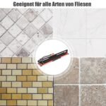 Profesionalus plytelių pjaustytuvas su lenkta rankena (Oranžinė)